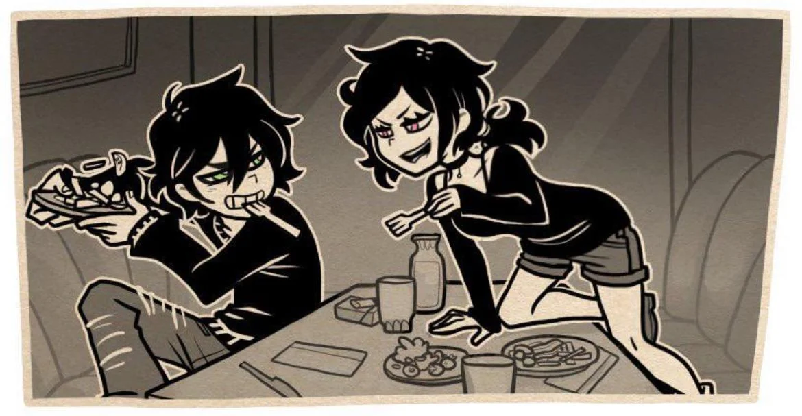 Andrew and Ashley arguing/fighting in the apartment